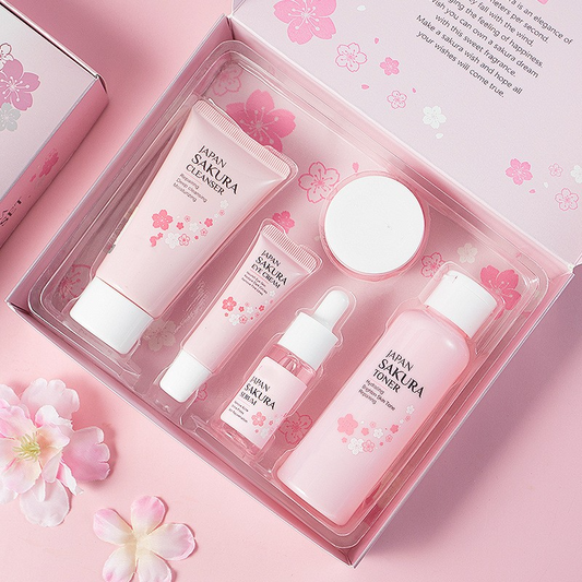Conjunto de crema facial hidratante PureEdge, productos para cuidado de la piel y piel suave y humectada.