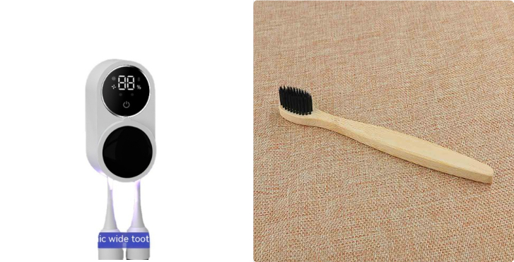 Limpiador UV PureEdge PureBrush para sanitizar cepillos y objetos personales con luz ultravioleta.